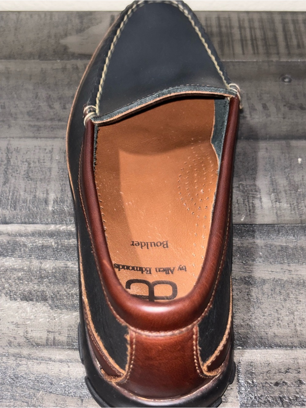 Allen Edmonds Boulder leather driving moccasins MENS - Picture 14 of 16